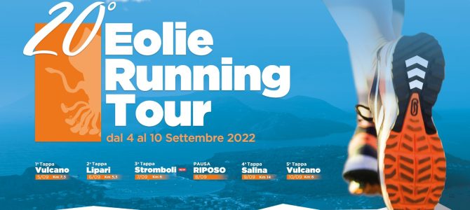 Il “Giro Podistico a Tappe delle Eolie” torna a settembre con la 20^ edizione